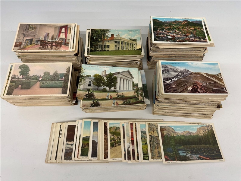 1000-1200 State US Postcards Colorado, Virginia, D.C.