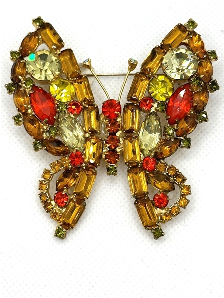 Delizza and Elster Juliana Butterfly Brooch 
