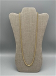 18k Yellow Gold Rope Necklace