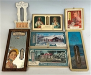 (6) Advertising Thermometers and 1927 Calendar