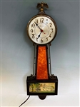 Vintage Sessions Banjo Style Wall Clock with Eagle Finial