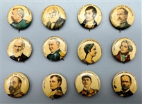Antique Celluloid Pinbacks from American Pepsin Gum Co.