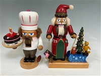 Steinbach The Baker Nutcracker & E.M. Merck Santas Special Delivery