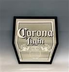 Corona Light La Cerveza Mas Fina Framed Beer Sign