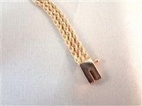 14K Solid Gold Three Rope Bracelet .24 Troy Ounces