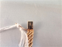 14K Solid Gold Three Rope Bracelet .24 Troy Ounces