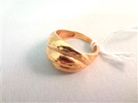 14K Gold Ring Size 6.5, Total Weight .11 Troy Ounces