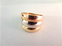 18K Gold Ring Size 8.25 Weight .09 Troy Ounces