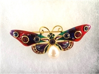 Joan Rivers (3) Butterfly Brooches Enameled Swarovski Oversize
