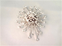 Joan Rivers (4) Oversize Rhinestone Enameled Brooches