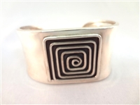 Dominique Dinouart Mexican Sterling Silver (3) Cuff bracelets, (2) Rings