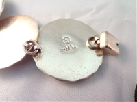 Bernice Goodspeed Mexico Sun 5 Concho Sterling Silver Bracelet 7.5