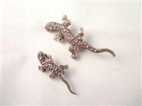 (7) Sterling Silver Enameled Art Deco Style Animal/Insect Brooches