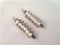 (7) Sterling Silver Enameled Art Deco Style Animal/Insect Brooches