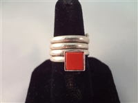 Dominique Dinouart Mexican (4) Sterling Silver (2) Rings, (2) Bracelets