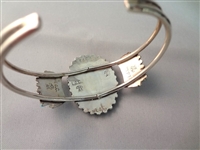 Zuni artist Ed Coyote Cooeyale Sterling Needlepoint, Cuff, Earrings, Ring, Necklace, Pendant