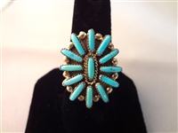 Zuni artist Ed Coyote Cooeyale Sterling Needlepoint, Cuff, Earrings, Ring, Necklace, Pendant