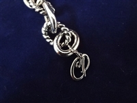 Carolyn Pollack Heavy Chunky Link Sterling Silver Chain and Bracelet