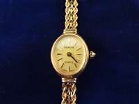 10K Gold Geneve Ladies Wristwatch 6.5 Long