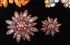(6) Joan Rivers Vintage Swarovski Rhinestone/Enameled Brooches