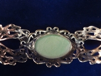 Carolyn Pollack Sterling Silver Turquoise Jewelry Suite Necklace, Pendant, Ring, Bracelet