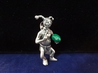 Carolyn Pollack (4) Kachina Doll Pendants Sterling Silver Turquoise