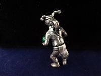 Carolyn Pollack (4) Kachina Doll Pendants Sterling Silver Turquoise
