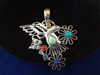 Carolyn Pollack Sterling Silver (2) Hummingbird, Butterfly Brooch RMT Collaborative