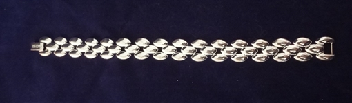 Ecclissi Sterling Silver Watch and Bracelet Set Both Measure 7.5 Long