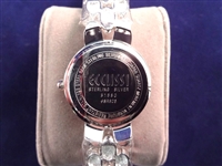 Ecclissi Sterling Silver Watch and Bracelet Set Both Measure 7.5 Long