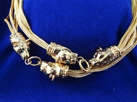 Jacqueline Bouvier Kennedy Camrose and Kross (2) Necklaces in Original Boxes
