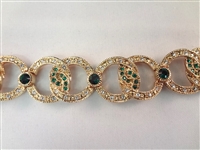 Jacqueline Bouvier Kennedy Camrose and Kross (5) Gold Tone Bracelets