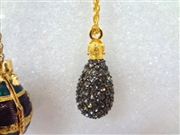 (4) Joan Rivers Faberge Egg Necklaces with Egg Pendants