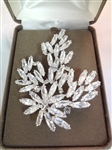 (2) Large Oversize Nolan Miller Brooches (1) Matching Earrings in Original Boxes