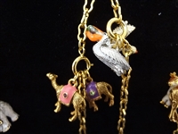 Joan Rivers Noah's Ark Necklace 18 Pairs Animals: 36 Total 