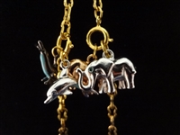 Joan Rivers Noah's Ark Necklace 19 Pairs Animals: 38 Total