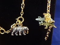 Joan Rivers Noah's Ark Necklace 18 Pairs Animals: 36 Total