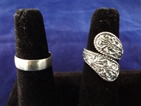 (5) Carolyn Pollack Sterling Silver Southwest Rings