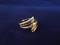 (2) 14K Solid Gold Rings Sizes 6.75, 7.75