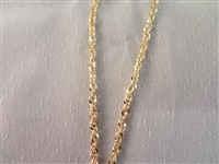 14K Gold Green Apple Jade Necklace and Pendant 32 long