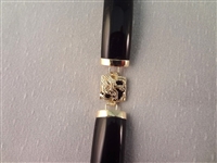 14K Gold Black Jade Jewelry Suite: (1) Necklace, (4) Pendants, (2) Bracelets, (1) Ring
