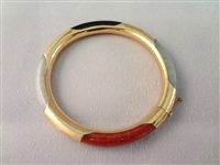 14K Gold and Multi Color Jade Jewelry Suite: Necklace, (2) Bracelets, (1) 18K gold Ring, (1) Pendant