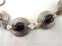 ATI Mexican Sterling Silver Jewelry Group: (2) Bracelets, (1) Ring