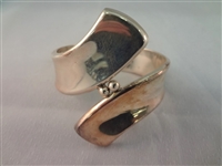 ATI Mexican Sterling Silver Jewelry Group: (2) Bracelets, (1) Ring