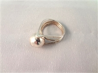 Dominique Dinouart Sterling Silver Jewelry Group: (2) Bracelets, (1) Ring, (1) Pendant, (1) Pair Earrings