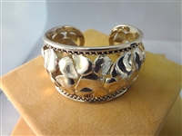 Michael Dawkins Sterling Silver Jewelry Suite: (2) Cuff Bracelets (1) Necklace in Original Boxes