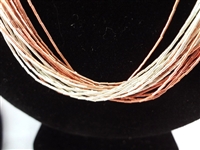 Running Bear Southwest Liquid Sterling Silver and Copper Necklace and Bracelet Sets