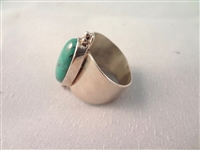 (6) Southwest Sterling Silver and Turquoise Rings 