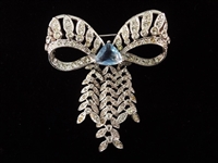 (6) Nolan Miller Heart and Bow Pendants and Brooches