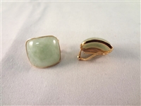 14K Gold and Green Apple jade Jewelry Suite: (1) Ring, (2) Pendants, (2) Earrings, (1) Bracelet